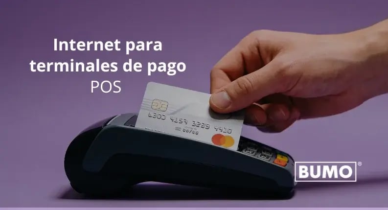 Internet para terminales pago POS 